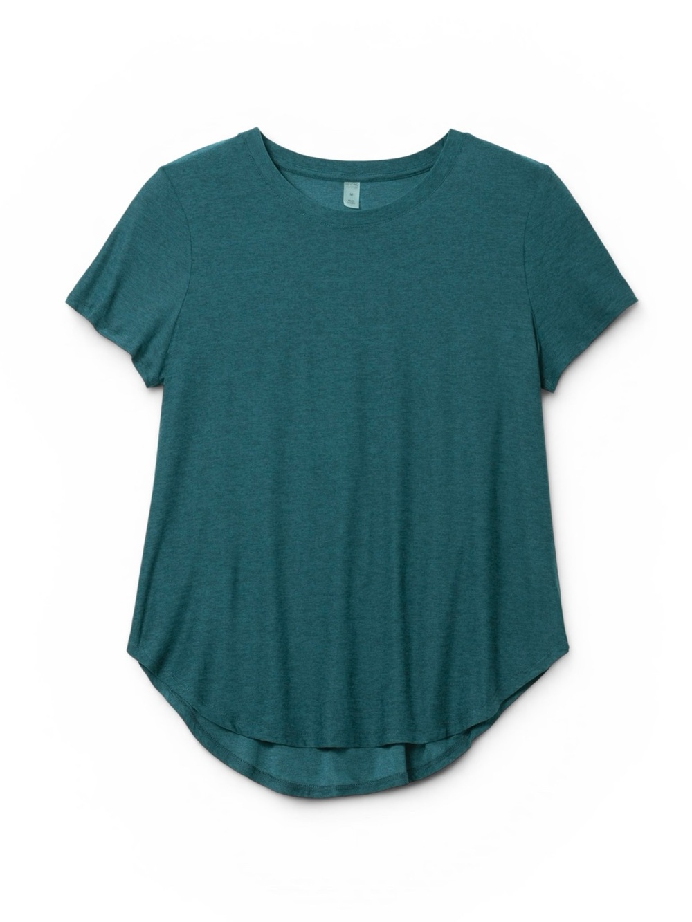 BEYOND YOGA ‘Featherweight On The Down Low Tee’ in Teal Sea Heather